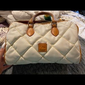 Dooney and Bourke quilted satchel